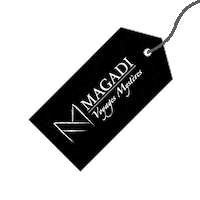 MAGADI travel surprise adventure tag Sticker