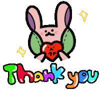 Thanks Sticker by Playbear520_TW