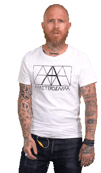 Red Beard What Sticker by Amsterdenim