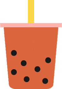 arialligraphy food drink yummy boba Sticker