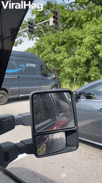 Runaway Van Rolls Off Road