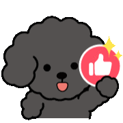 Poodle 讚 Sticker