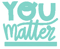 Positivity You Matter Sticker by Nutmeg and Arlo