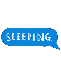 Tired Night Sticker