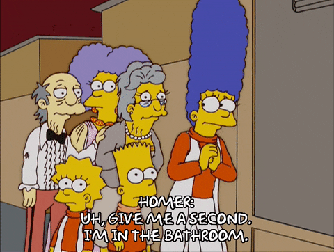 Lisa Simpson Bathroom GIF by The Simpsons