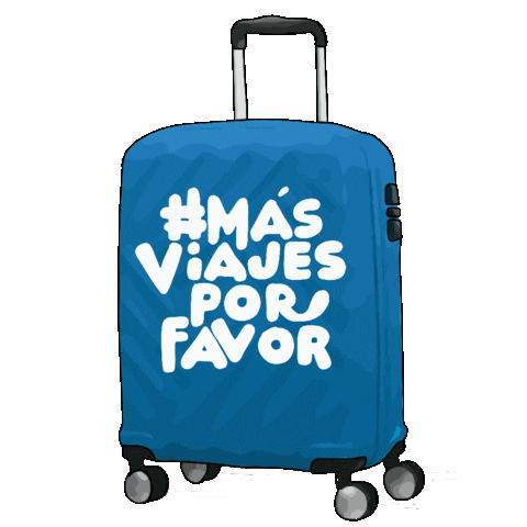 Q2vacaciones giphyupload travel trip airplane Sticker