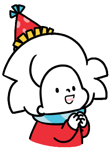 Happy Birthday Wow Sticker by Ai and Aiko