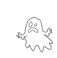 Halloween Ghost Sticker by ihnid