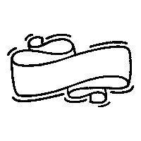 Banner Ribbon Sticker by letterplezier