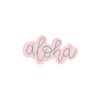 Aloha Sticker