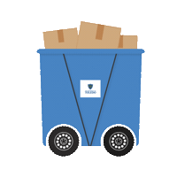 Boxes Moving Sticker by UToledo