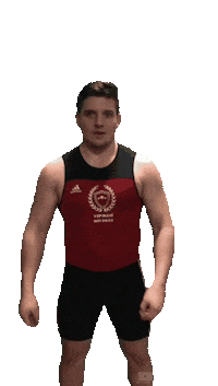 weightlifting_holesov excited fitness team crossfit Sticker