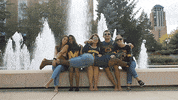 UofMichigan friends fountain umich umsocial GIF