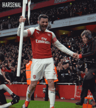 celebrate sead kolasinac GIF by Arsenal