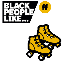 Skating Black Joy Sticker by Freeform