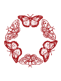 SaintSoria butterfly moth redmoth saintsoria Sticker