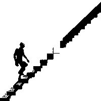 Life Trying Sticker by virartz