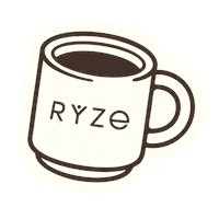 Coffee Sticker by RYZE Superfoods