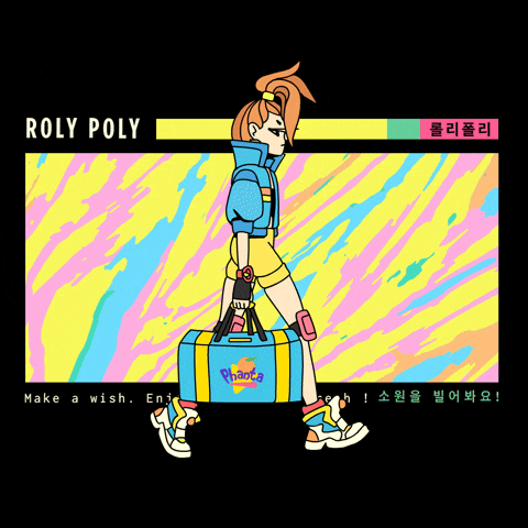 RolyPolyNFT walking walk walk cycle strolling GIF