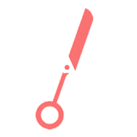 Cut Scissors Sticker by yukihairstyling
