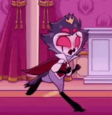 97GeoPrizm nope running hazbin hotel helluva boss GIF