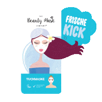 Girl Hair Sticker by The Beauty Mask Company®