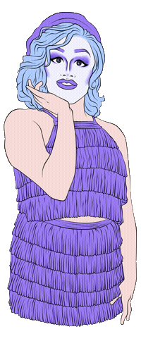 Drag Queen Sticker by Sam