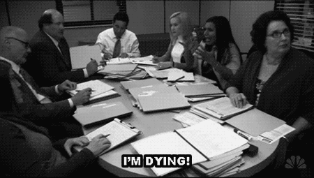 sleeping forever the office GIF