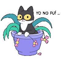 Cat Sticker by @gallegoseba