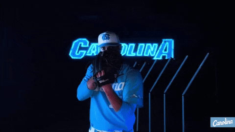 North Carolina Baseball GIF by UNC Tar Heels