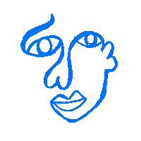 Face Line Sticker by Kedai - Sedjak 2019
