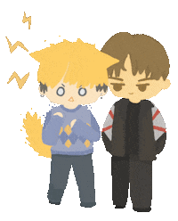 Angry Couple Sticker