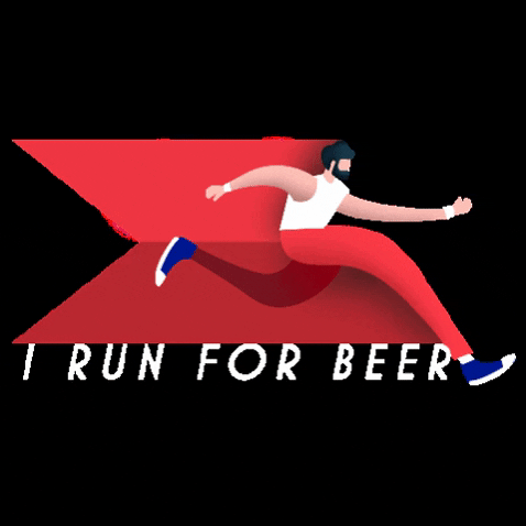 MichelobUltraMexico giphygifmaker drink run running GIF