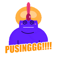 GineeIDN confused onlineshop confuse pusing Sticker