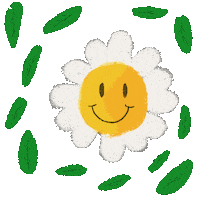 Flower Sun Sticker