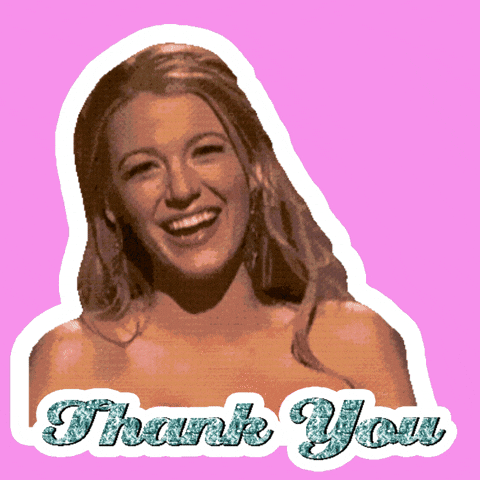 Thank You So Much GIF by Blake Lively Fan