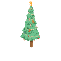 wizardwithin christmas cartoon star xmas Sticker