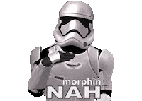 Star Wars No Sticker by Morphin