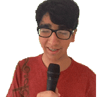 Singer Singing Sticker