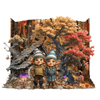 Falling Leaves Fall Sticker