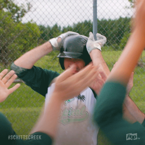 happy pop tv GIF by Schitt's Creek