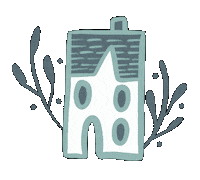 House Tutu Sticker by creativedepot