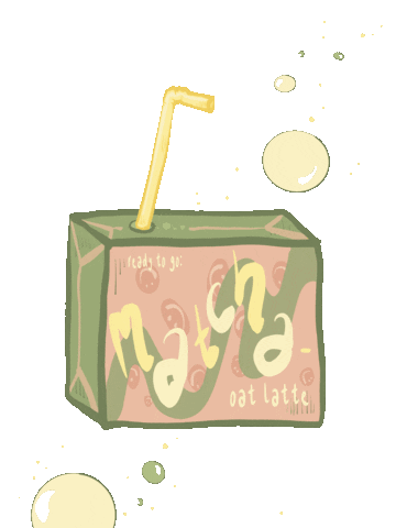 Matcha Oatmilk Sticker