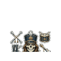Halloween Skull Sticker