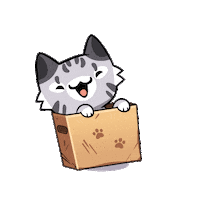 minogames happy cat fun yes Sticker