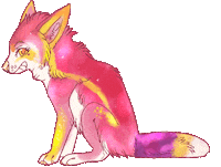 fox wink Sticker