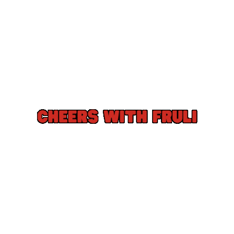 Cheers With Fruli Sticker by mpibeers