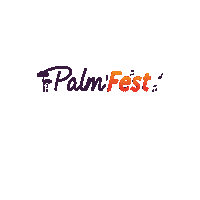 palmfest festival musique palmfest palmfest17 Sticker