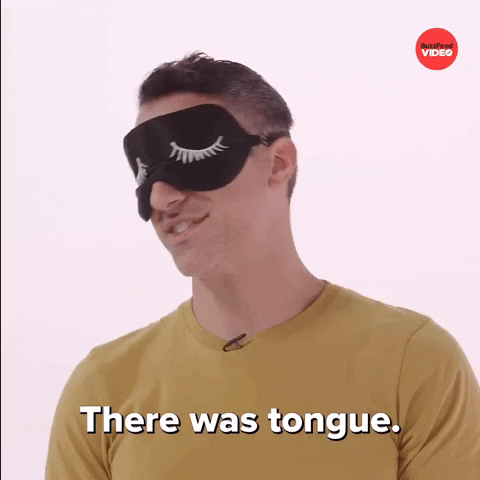 Kissing French Kiss GIF by BuzzFeed