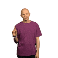 finger no Sticker by School Gosh